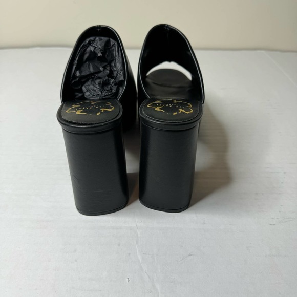 Ted Baker Black Deltino Leather Platform Mule NEW Size 10 US / 40 EU - Picture 6 of 9